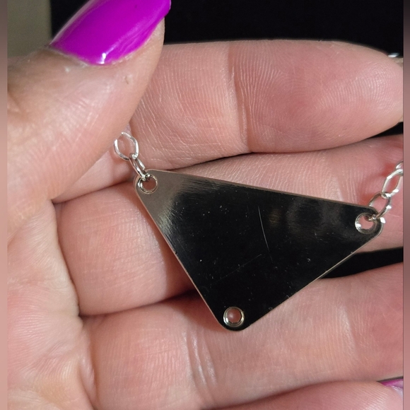 💯 Authentic Upcycled Prada Necklace - Picture 5 of 8